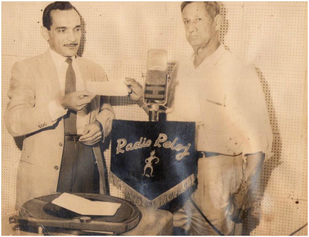 Carlos Consuegra en su época de Radio Reloj.