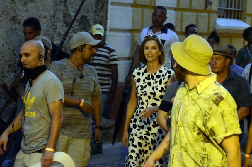 Charlize Theron, en Cartagena.