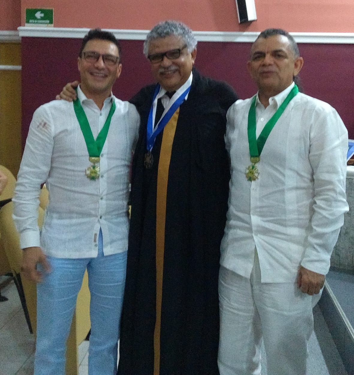 Carlos Caicedo, Alfonso Múnera Cavadia y Ubaldo Enrique Meza.
