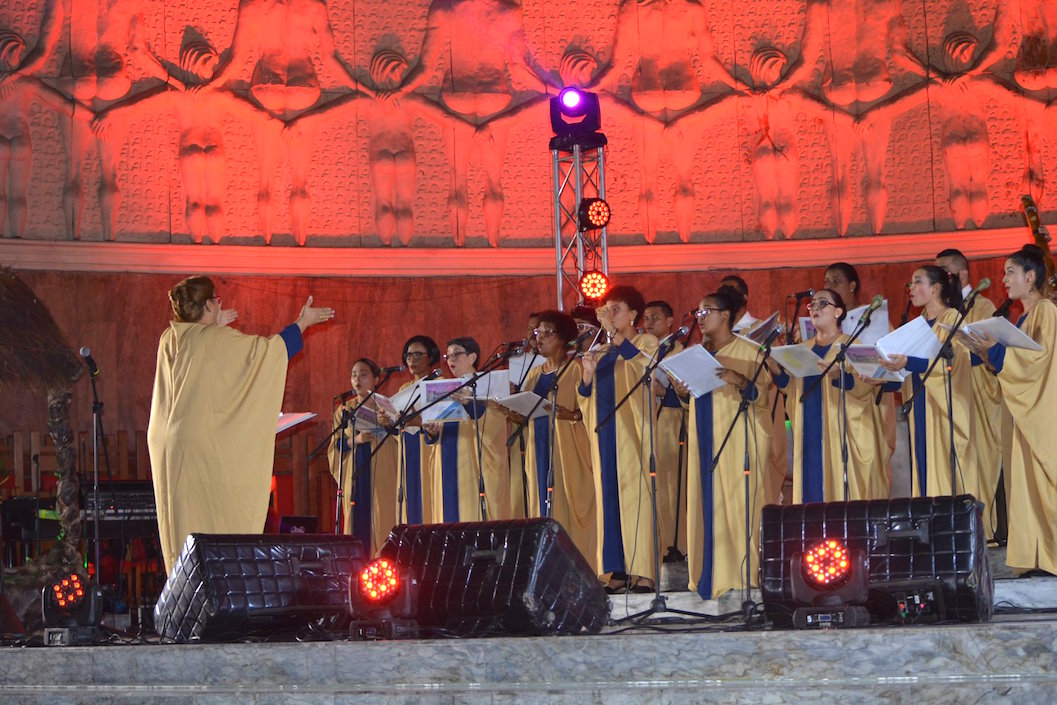 Participación del Coro Arquidiocesano en el Gran Concierto en la Catedral Metropolitana.
