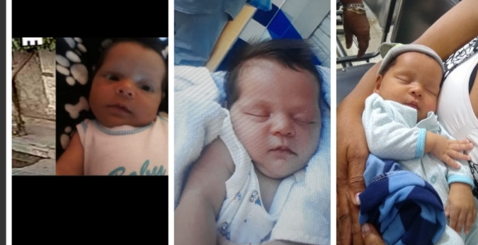 Las fotos del bebé raptado y del que dejaron en centro de salud en Gaira.