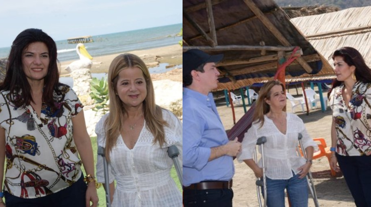 La directora nacional de Fontur, Raquel Garavito; la Gobernadora del Atlántico, Elsa Noguera y el secretario de Desarrollo Económico, Miguel Vergara.