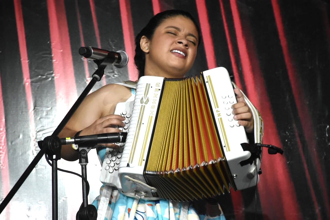 Nataly Patiño Amarís en su actuación.