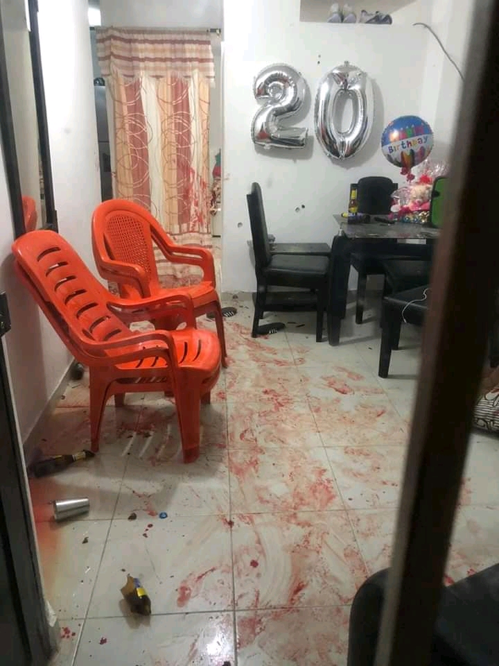 Las víctimas estaban en este apartamento cuando se presentó el ataque sicarial. 