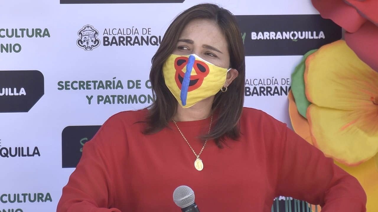 Maria Teresa Fernández, secretaria de Cultura de Barranquilla.