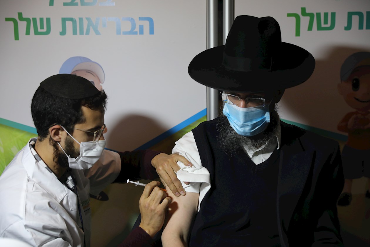 Vacunación en Israel.
