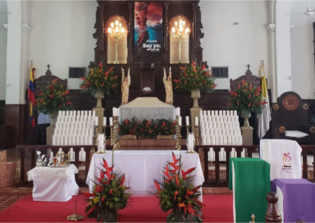 Reserva de la parroquia Inmaculada Concepción de Barranquilla.