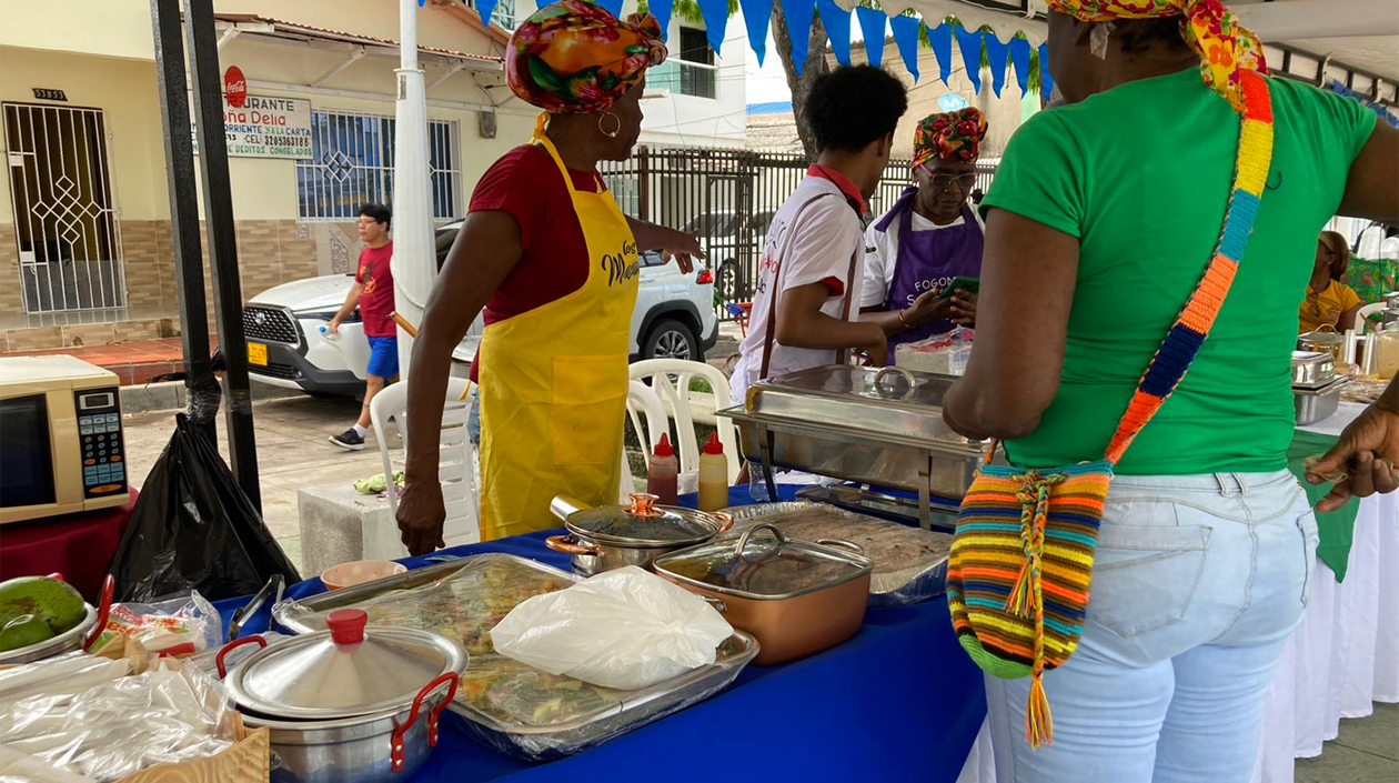 'Fogones del saber afro' en el barrio Abajo en Barranquilla