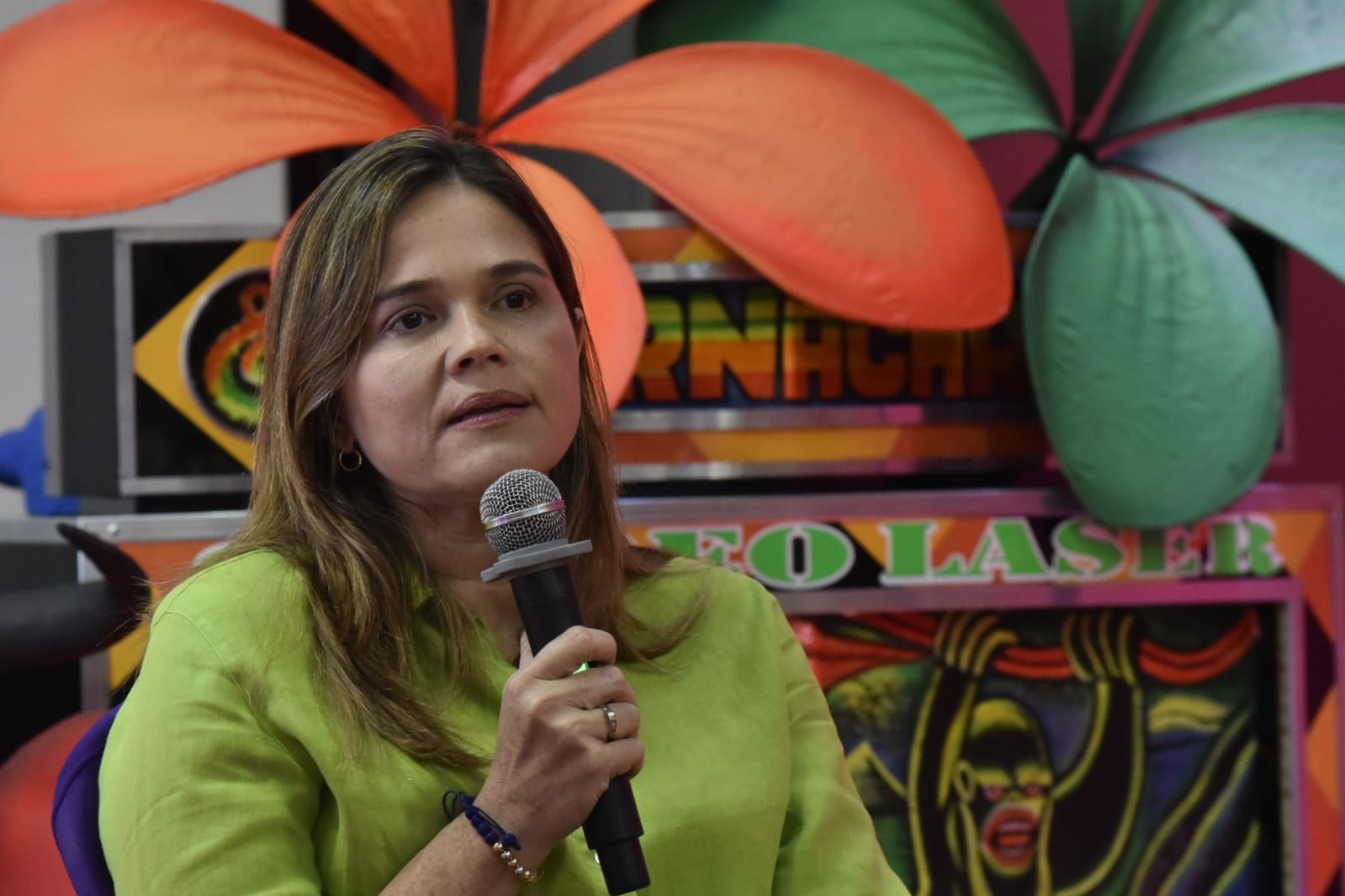 La secretaria de Cultura de Barranquilla, María Teresa Fernández.