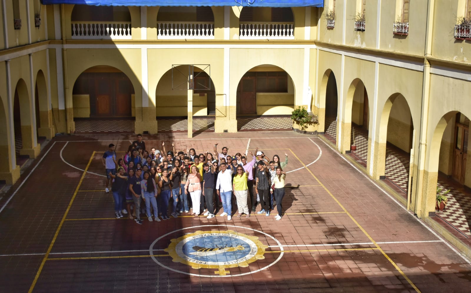 Estudiantes de la Institución Universitaria de Barranquilla.