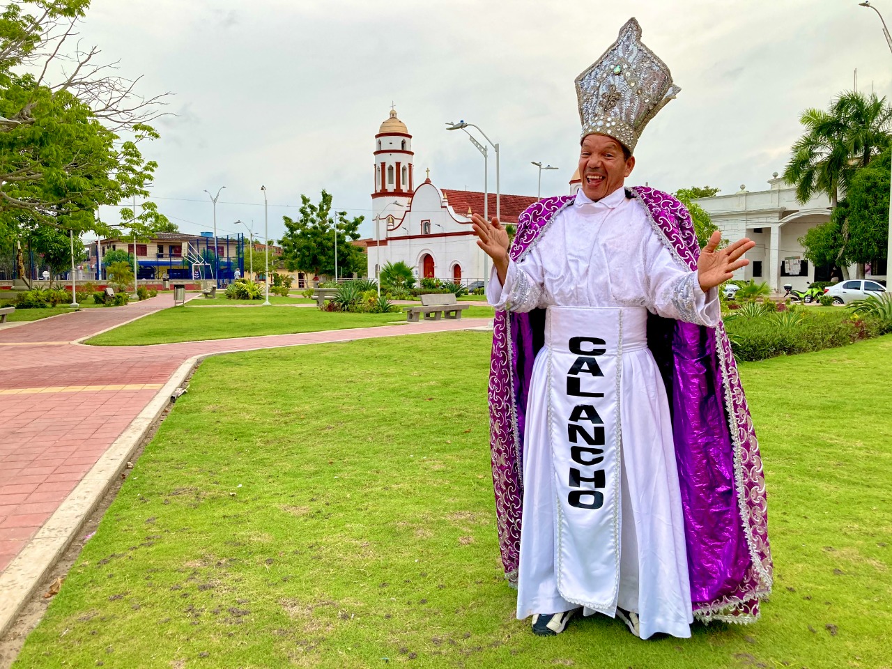 'Calancho', listo para una de sus grabaciones.