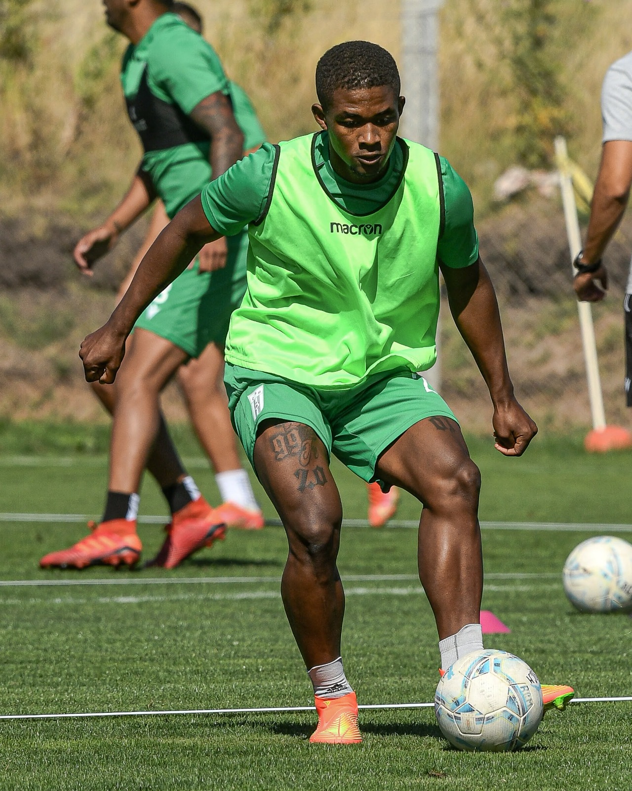 Gilmar Bolívar en el primer día de la pretemporada con su nuevo club.