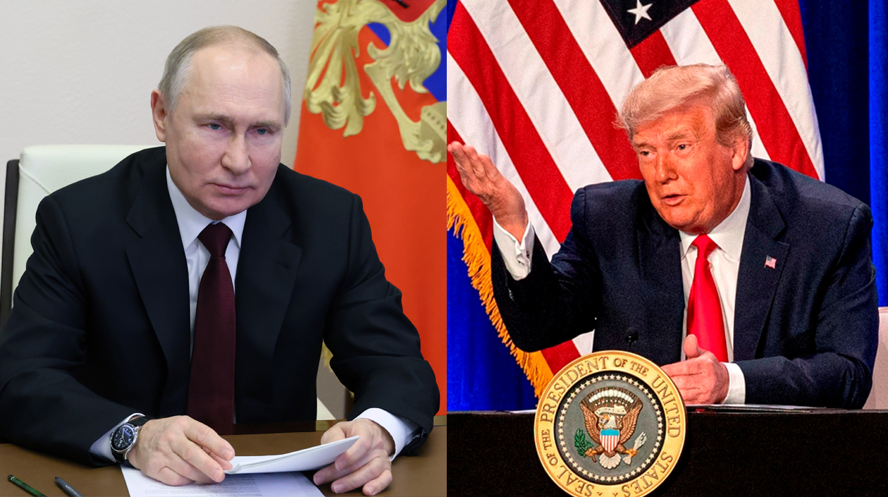 Vladimir Putin y Donald Trump 