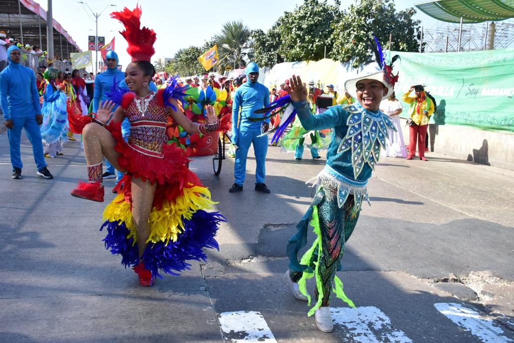 Los Reyes Infantiles Tahiana Rentería y Diego Chelia Acosta.