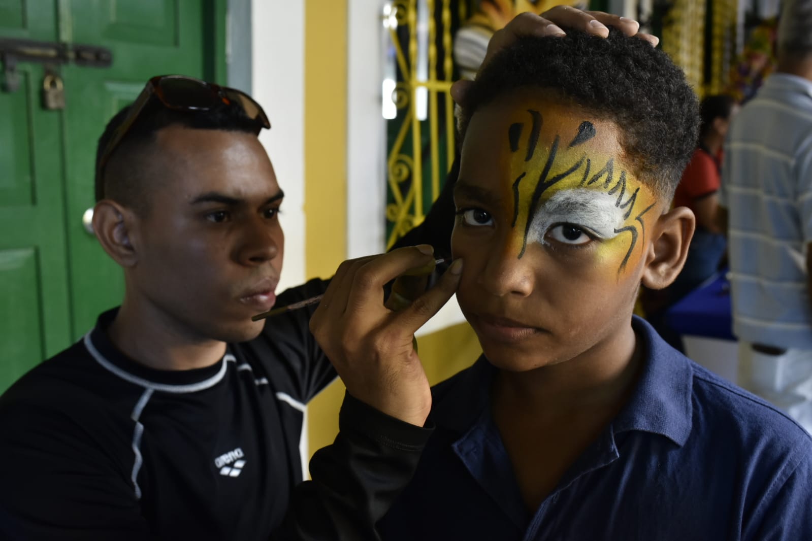Las rayas del tigre, el rey del Carnaval de Barranquilla, en el rostro de Santiago Santodomingo