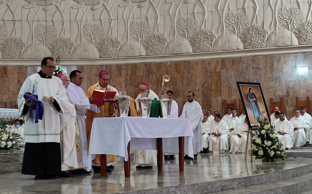 Monseñor Pablo Salas, Arzobispo de Barranquilla, en el Domingo de Ramos