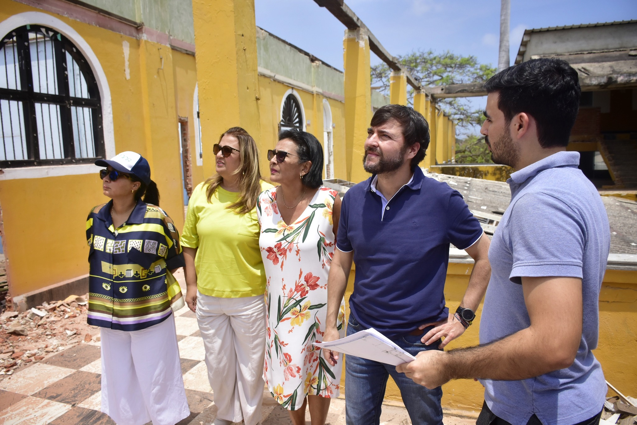 Avanzan obras de infraestructura en el colegio Mayor de Barranquilla