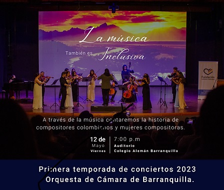 La Orquesta de Cámara de Barranquilla presentará el eventó &quot;La música también es inclusiva&quot;