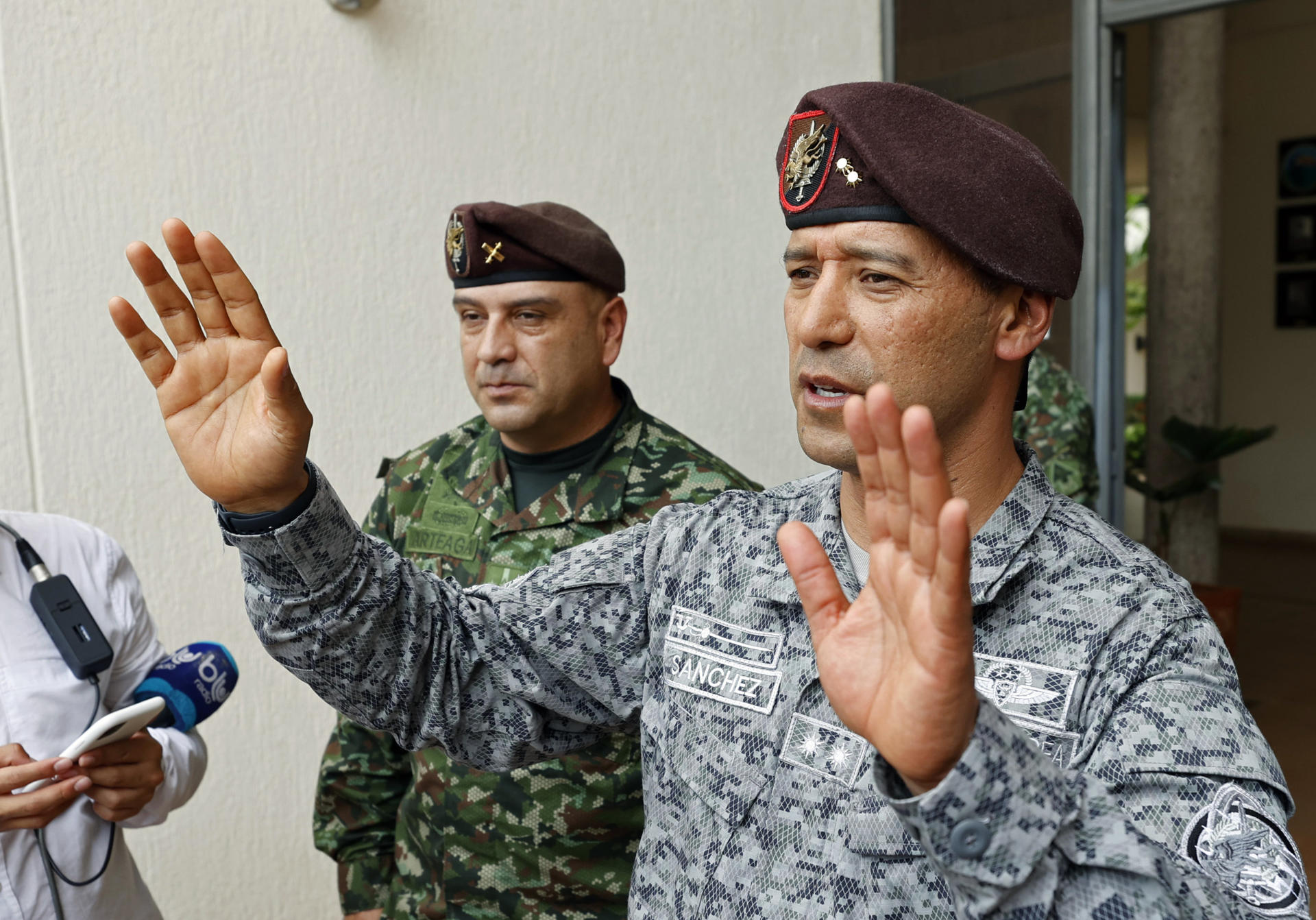 El General Pedro Sánchez, jefe del comando conjunto de operaciones especiales de las Fuerzas Militares