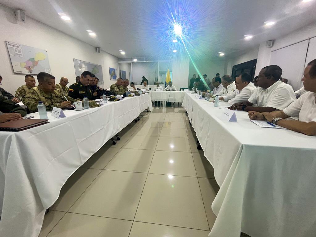 Consejo de Seguridad en La Guajira. 