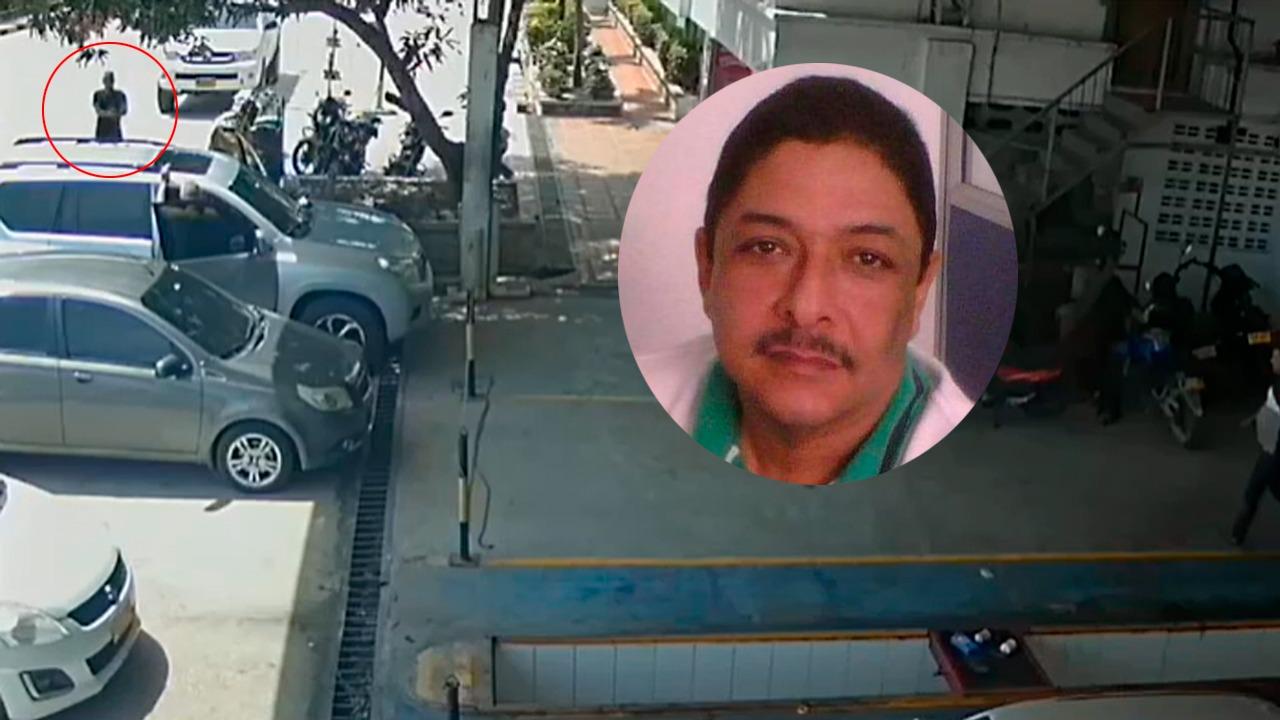 Captura de video del asesinato de Jorge Luis Meriño Mercado