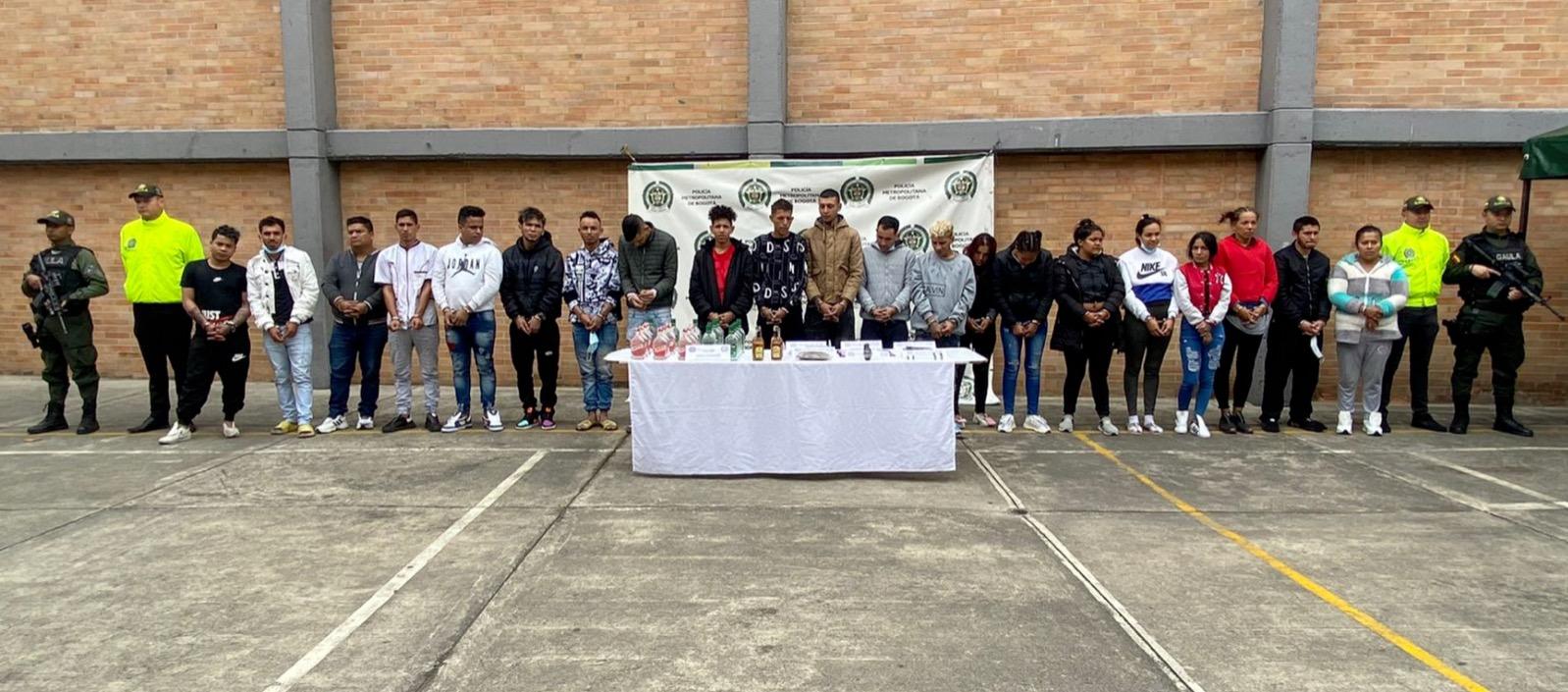 Presuntos integrantes del &quot;Tren de Aragua&quot; capturados en Bogotá 