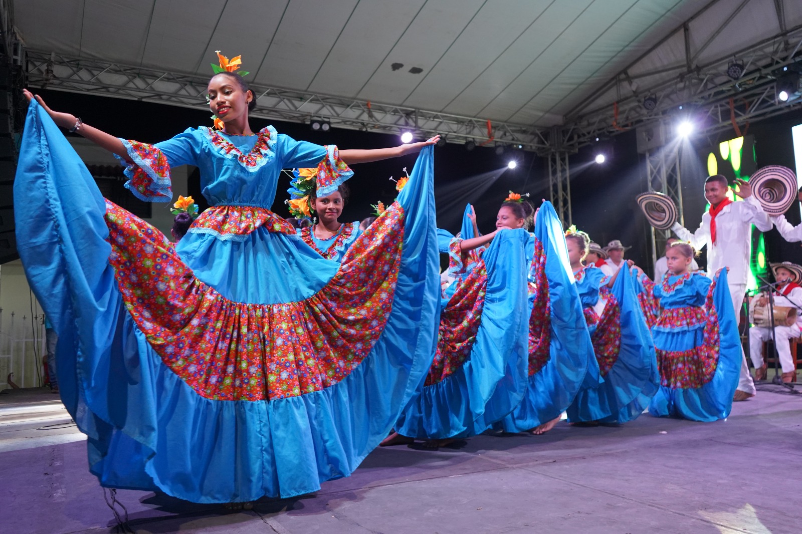 Inauguración del Festival Nacional Autóctono de Gaitas de San Jacinto.