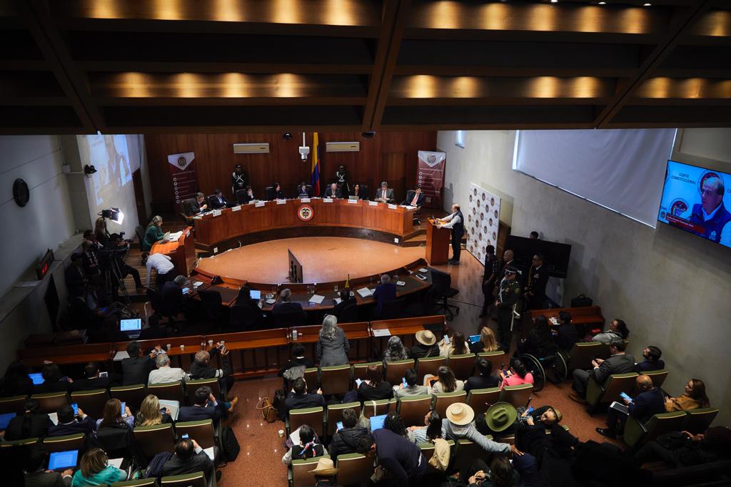  Audiencia pública convocada por la Corte Constitucional.