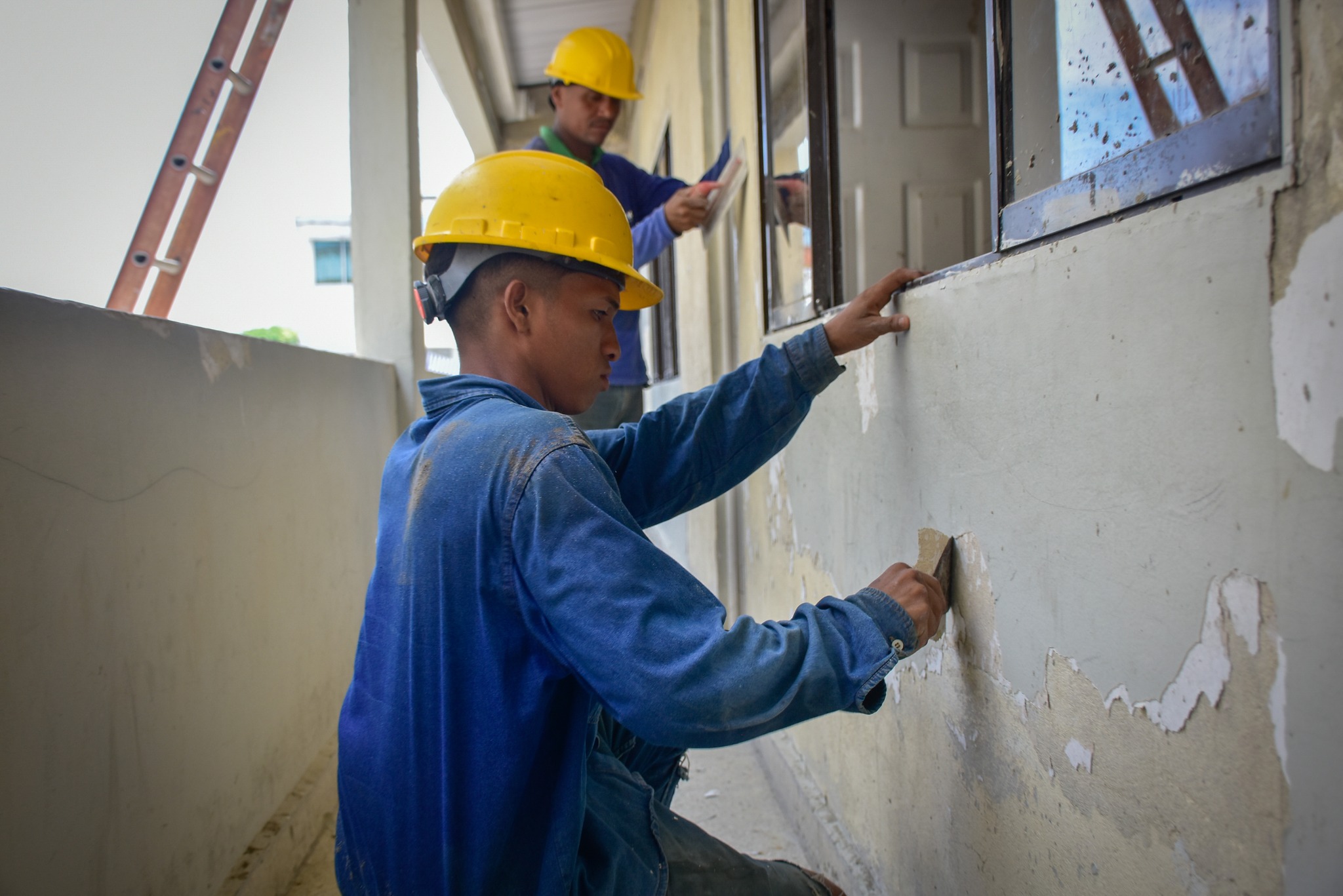 Obras en la Escuela Normal Superior del Distrito