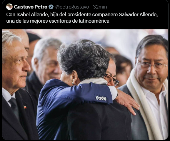 Este fue el trino inicial de Gustavo Petro.