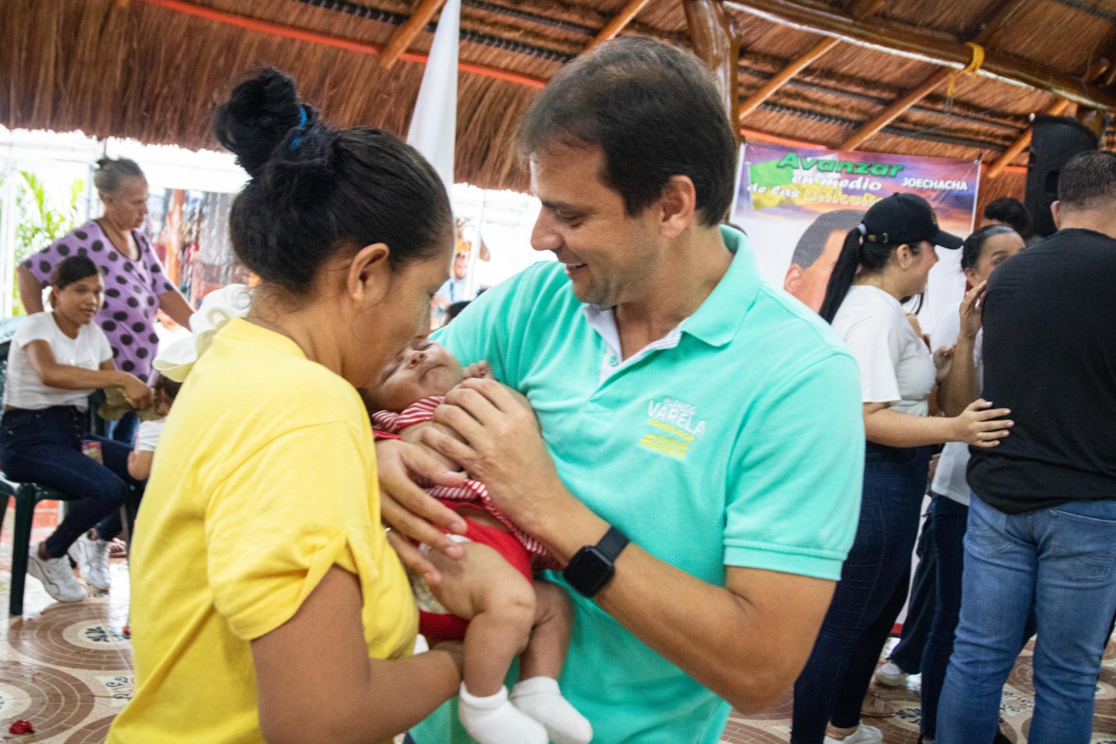 Candidato Alfredo Varela en Sabanalarga.