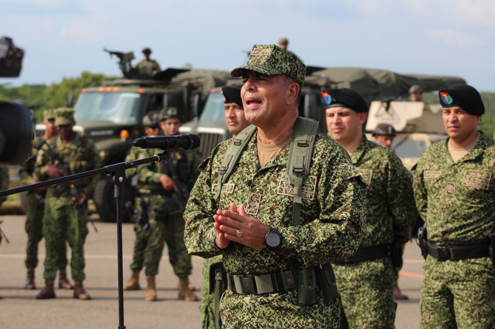 Vicealmirante Hernando Mattos Dager, Comandante de la Fuerza Naval del Caribe.