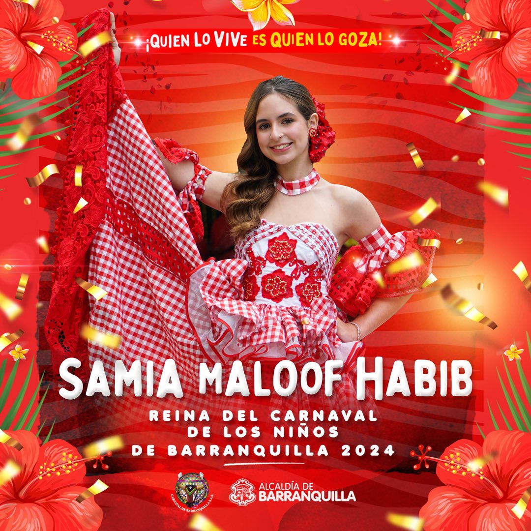 Samia Maloof Habib, Reina Infantil.