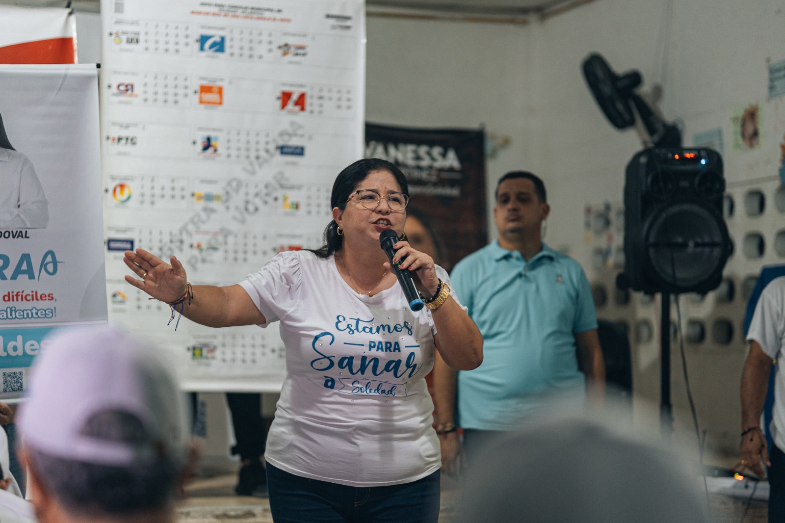 Alcira Sandoval, candidata a la Alcaldía de Soledad.