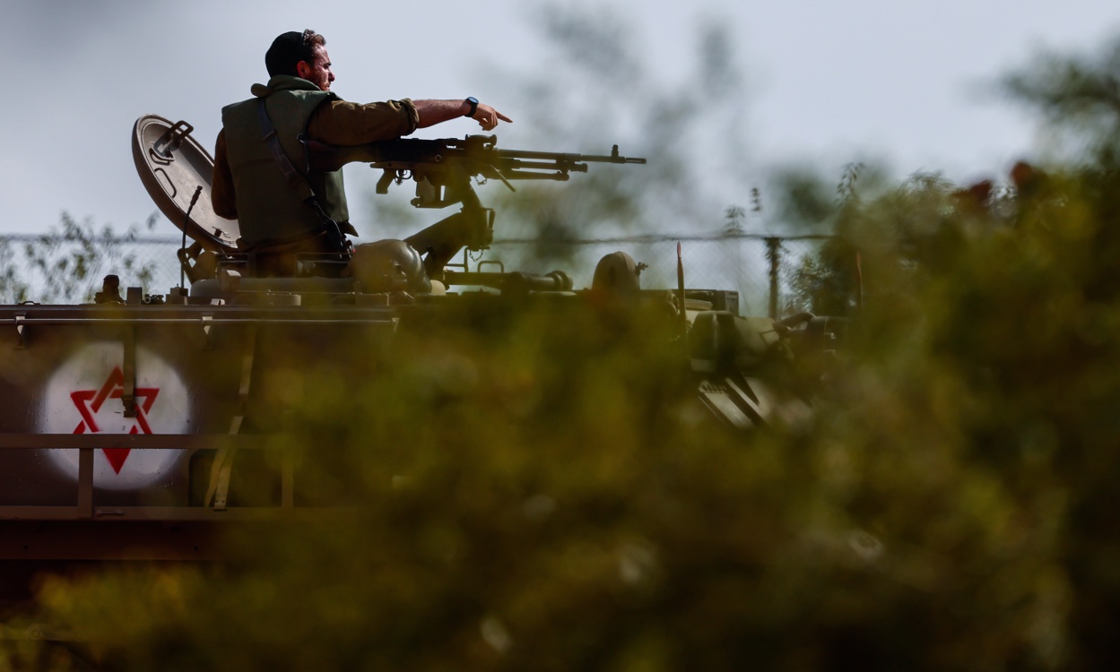 La artillería del Ejército de Israel.