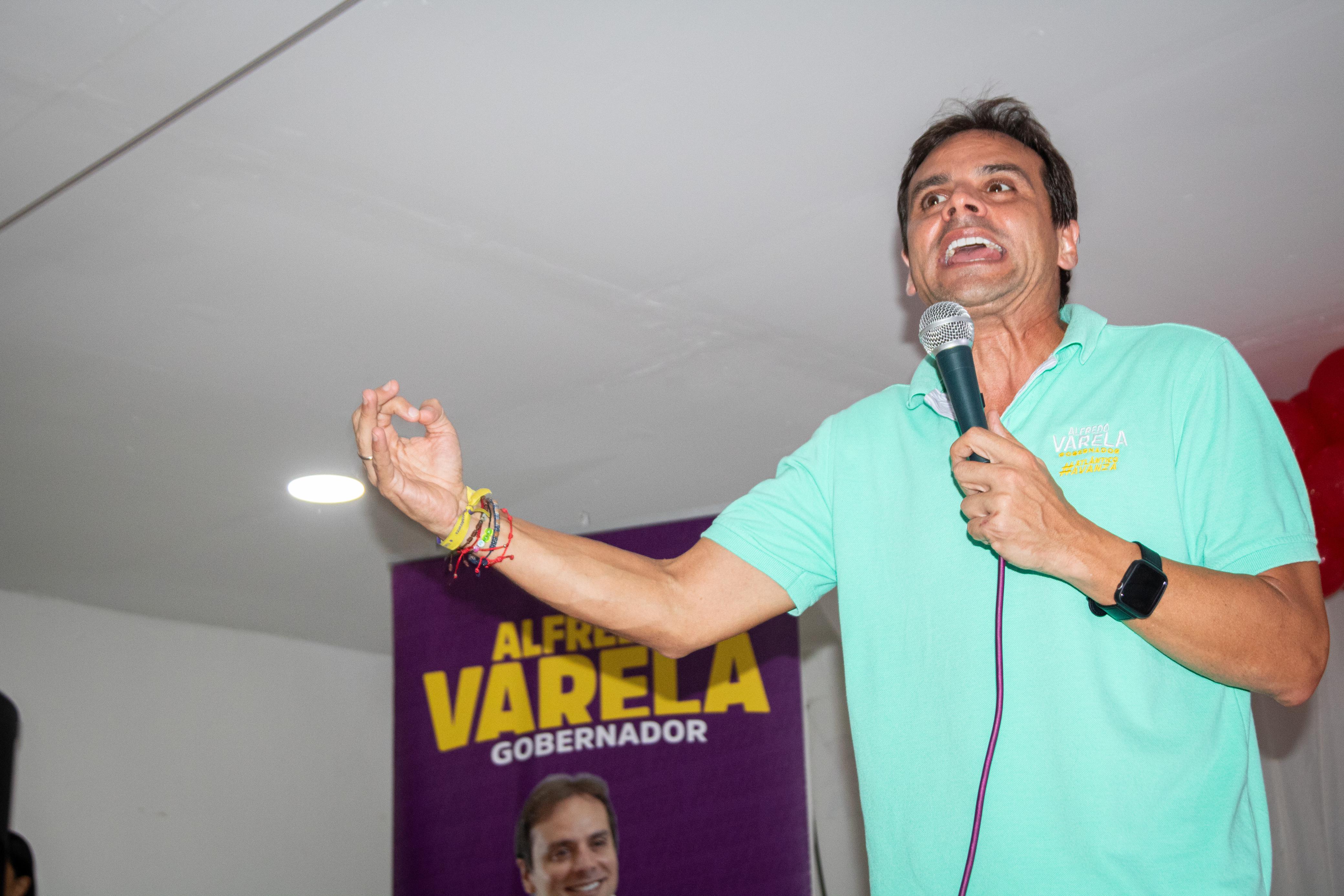 El candidato a la Gobernación del Atlántico, Alfredo Varela.