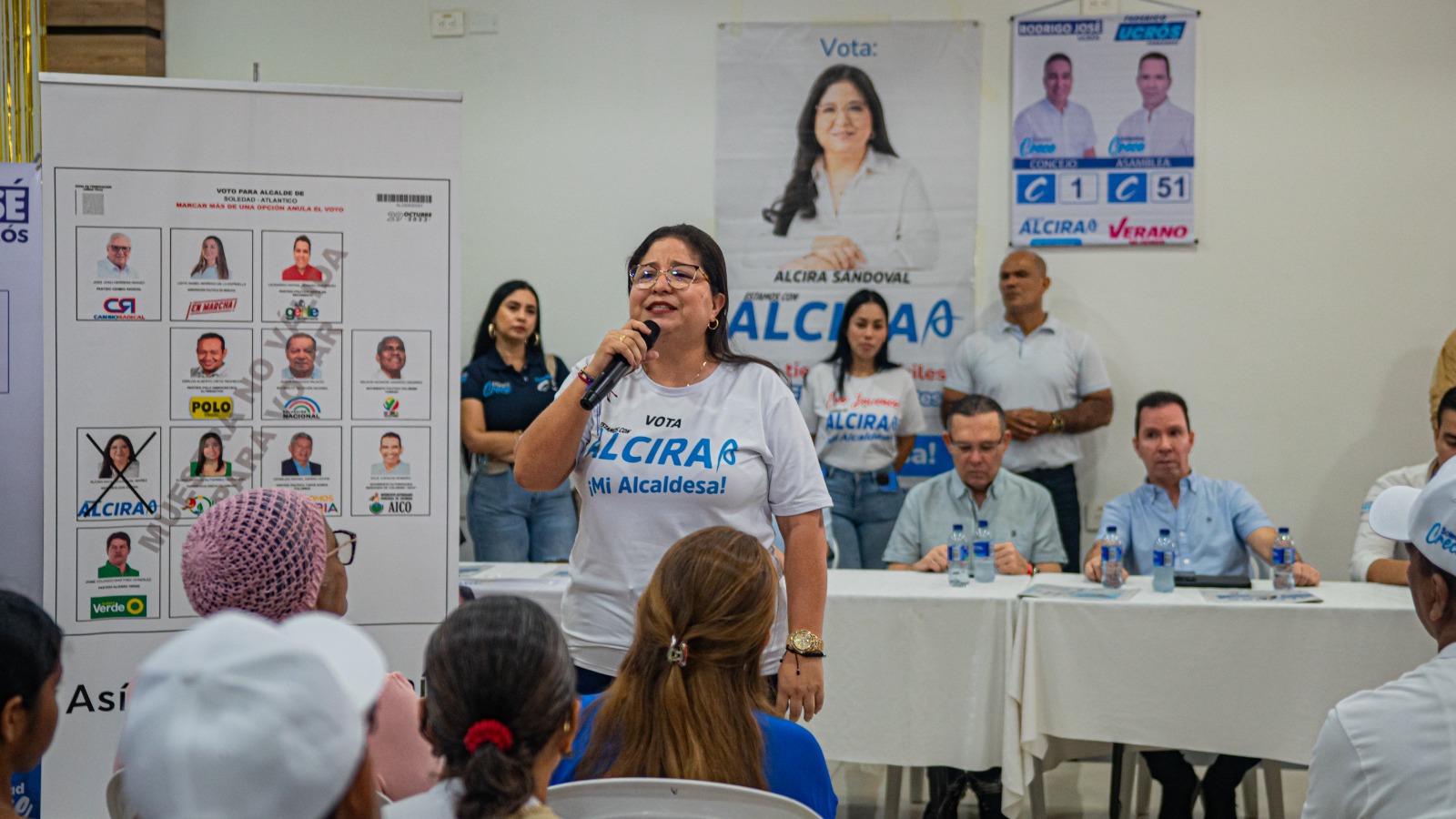 Alcira Sandoval, candidata a la Alcaldía de Soledad