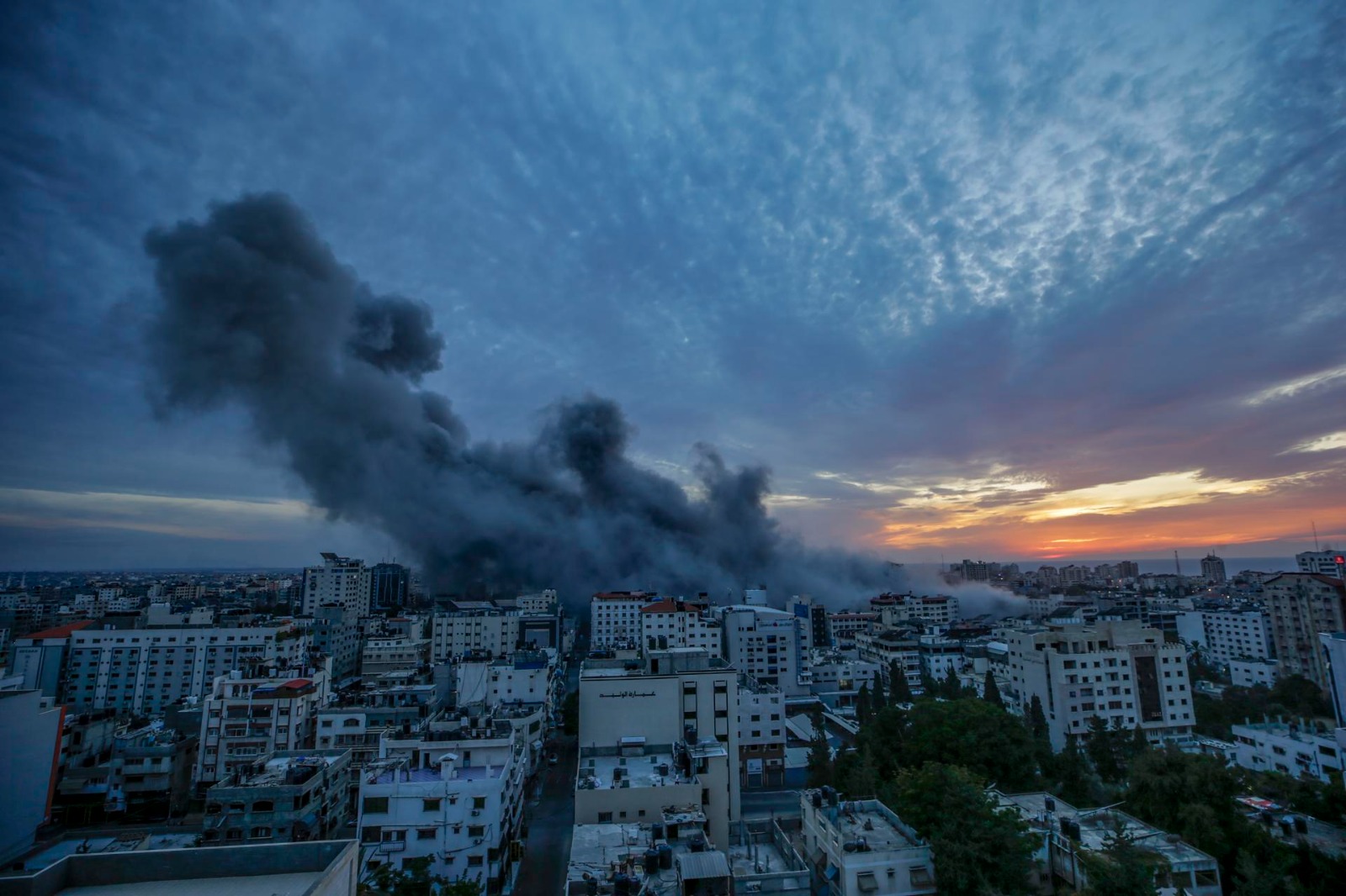 Israel respondió al ataque de Hamás