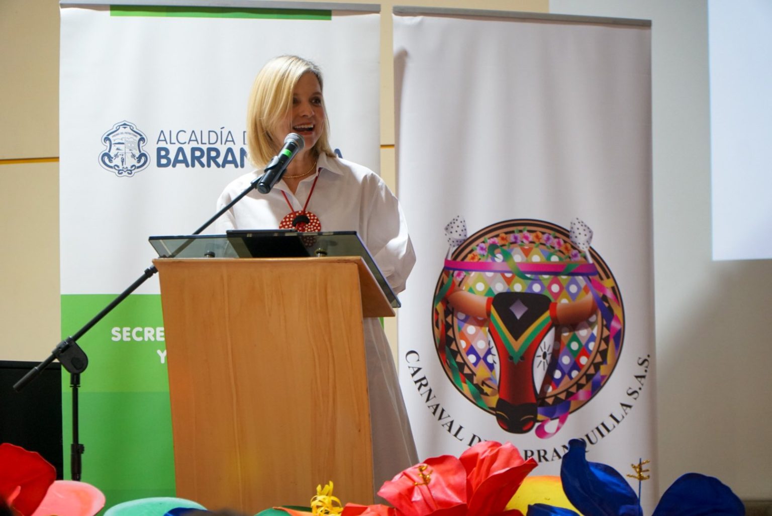 Sandra Gómez, Gerente de Carnaval de Barranquilla.