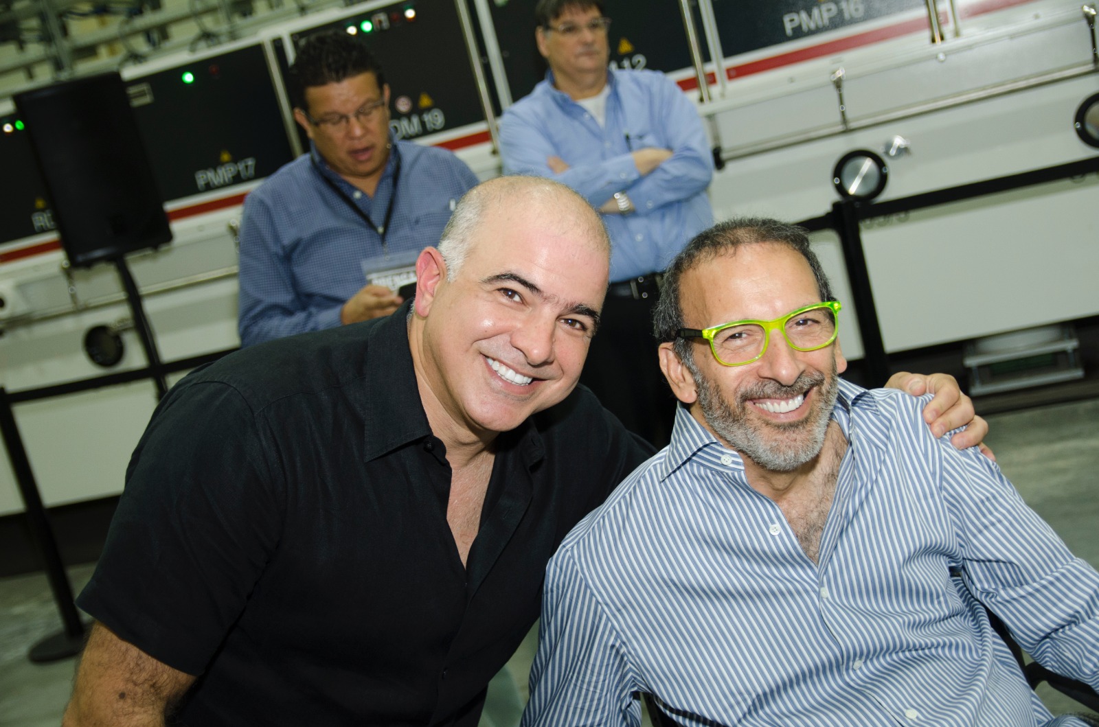 Christian Daes, director de Operaciones de Tecnoglass, y José Manuel Daes, director ejecutivo.