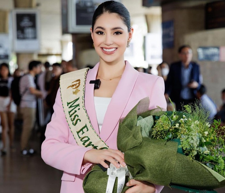 Andrea Aguilera ha sido reina de belleza.