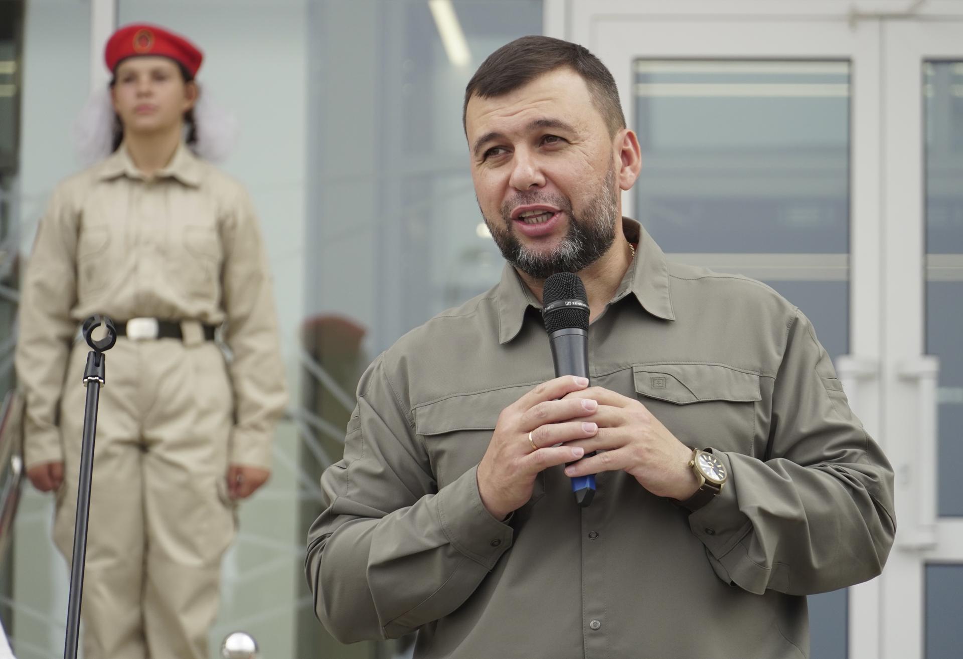 Denis Pushilin, líder de Donetsk.