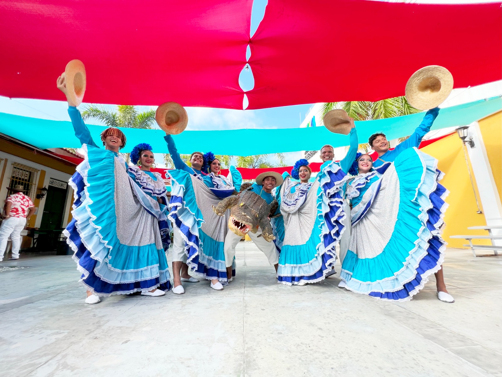 Grupo de baile del Festival.