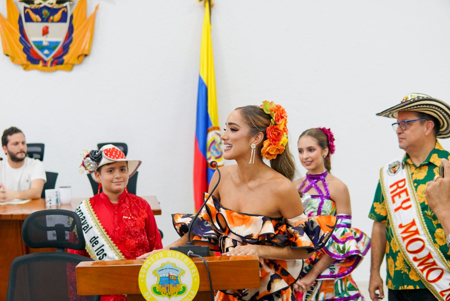 Melissa Cure, reina del Carnaval de Barranquilla.