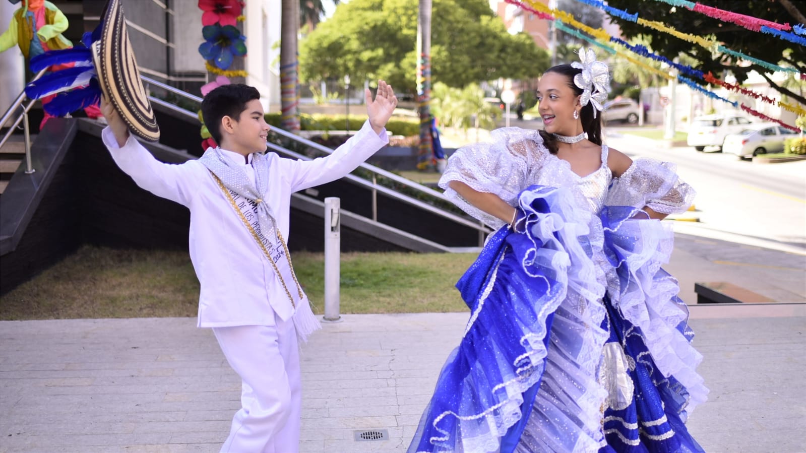 Mariana Zabaleta y Samuel Bermúdez, Reyes Infantiles del Carnaval de Periodistas 2024.