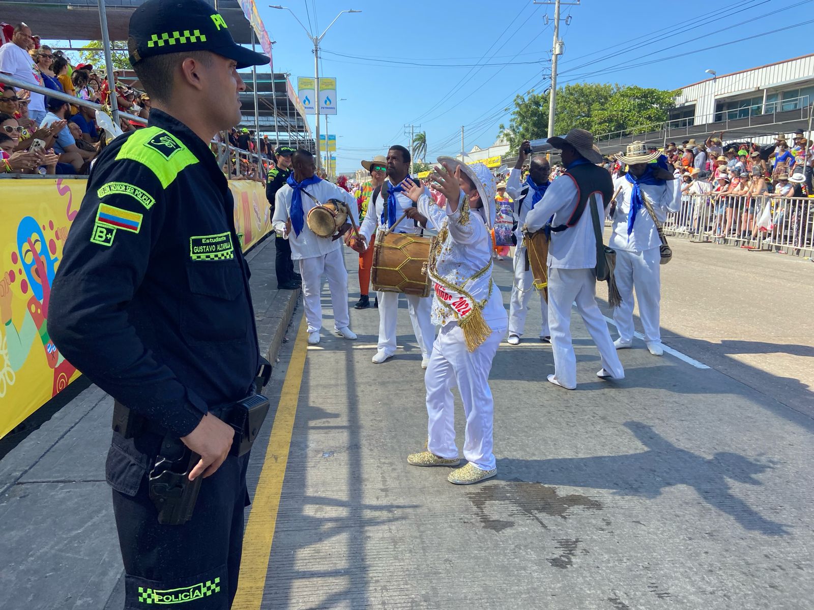 La Policía prestó seguridad en todos los eventos del Carnaval. 