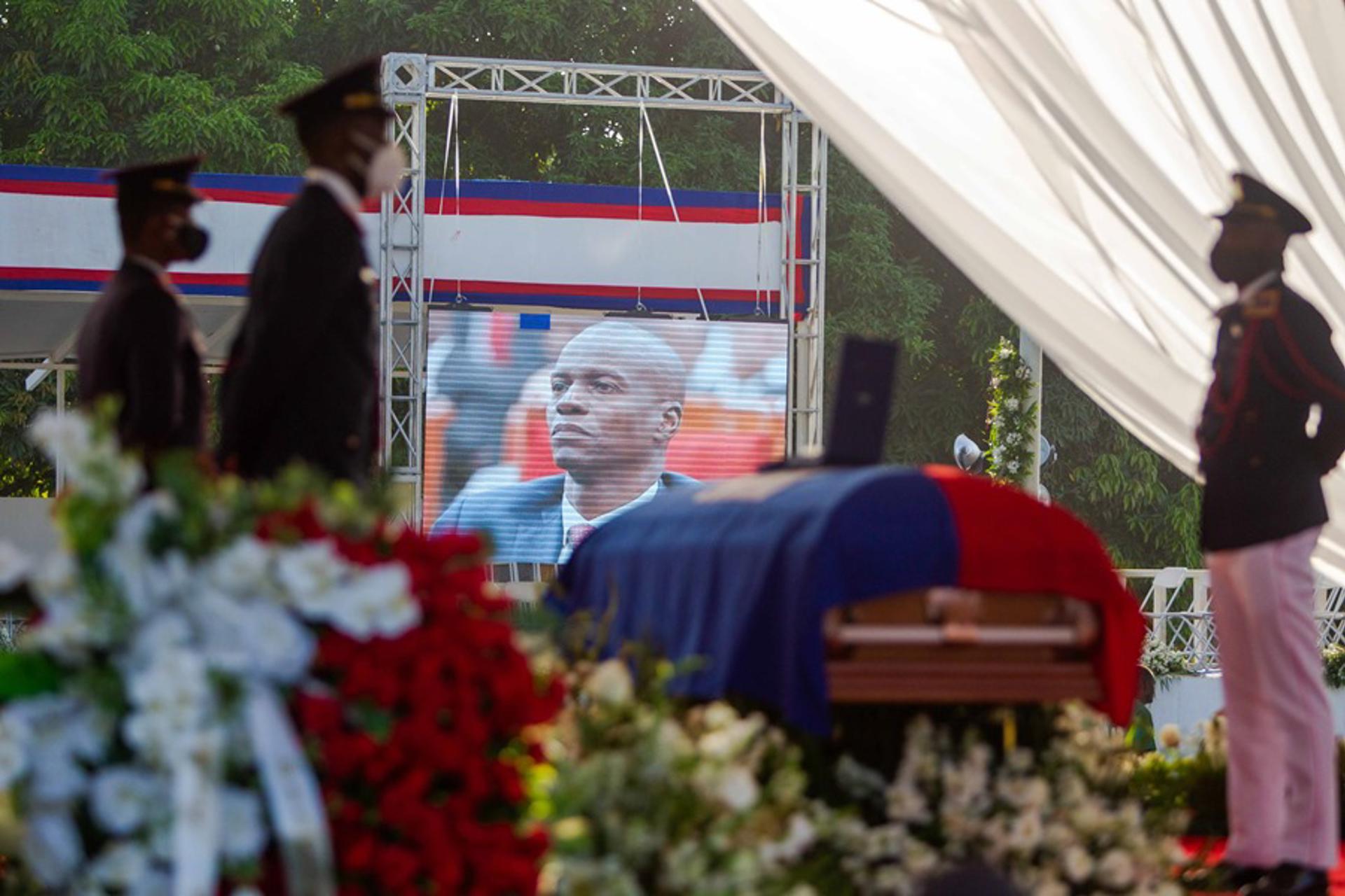 Funeral de Jovenel Moise.