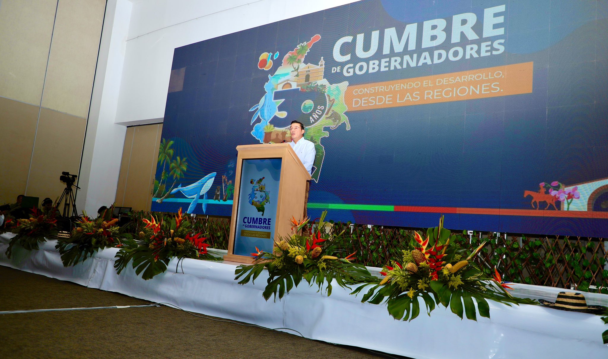 El Registrador estuvo en la Cumbre de Gobernadores en Cartagena.