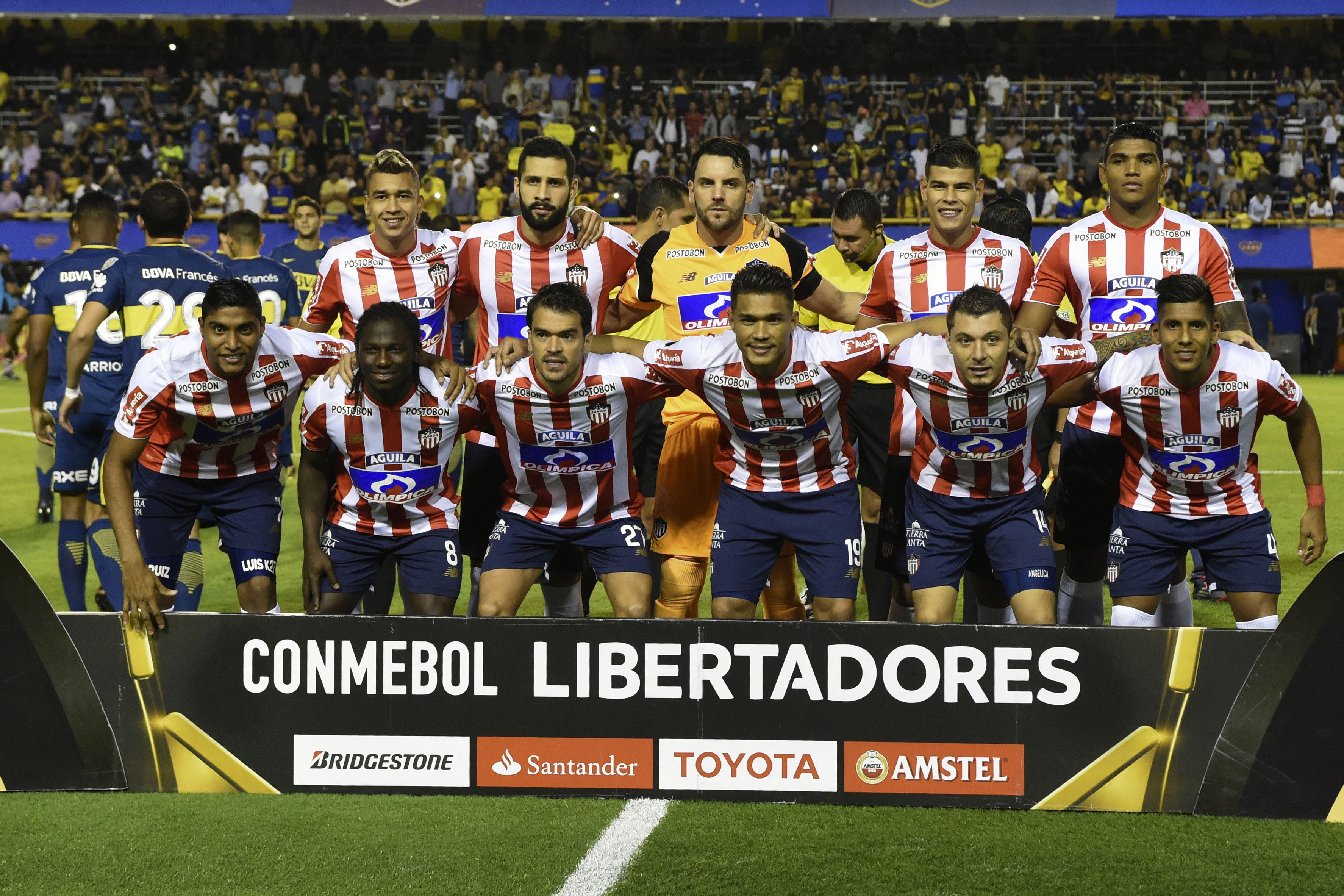 Junior en la Copa Libertadores de 2018. 