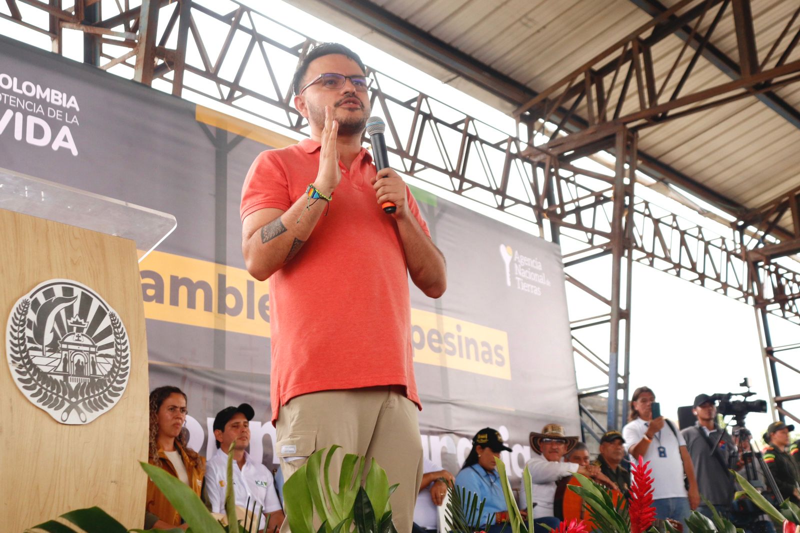 Director de la Agencia Nacional de Tierras, Felipe Harman.